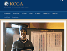 Tablet Screenshot of kansascitygolfer.org